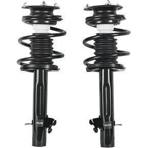 VEVOR Front Shock Absorber Strut Assembly, 2Pcs Shock and Strut Assembly with Coil Spring, Compatible with 2002-2006 Mini Cooper Convertible, Automotive Replacement Struts for OE 172265/172266