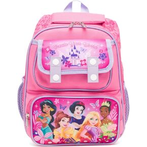 Ruz - Princess 12 Inch Pre-School backpack with Padded Back and Adjustable Straps, Medium, Pink, A28238