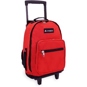 حقيبة ظهر بعجلات Everest - قياسية ، حمراء ، مقاس واحد ، 1045WH -RD/BK
