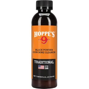 Hoppe's No. 9 Black Powder Gun Bore Cleaner and Patch Lubricant, 8 oz. Bottle