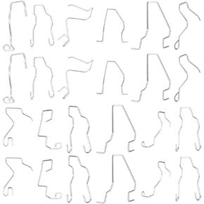 24pcs لمبة السيارة الاحتفاظ بمقاطع الينابيع المشابك المصابيح الأمامية للسيارة لـ H1 /H3 /H4 /H7 مصابيح الأمامية ذات المصابيح الأمامية المغطاة بتراجع الحزمة المغطاة بملحقات الحزم