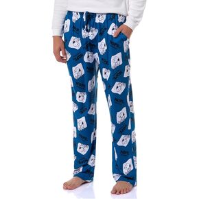 Peanuts Adult Snoopy Nope Not Today Tossed Print Sleep Pajama Pants for Men Women