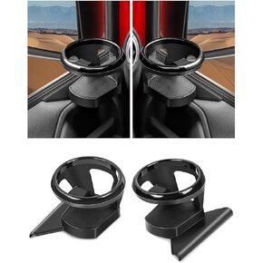 حامل كأس الباب SavadiCar متوافق مع 2018-جيب Wrangler JL 4XE & Gladiator JT ، يدعم الكأس والزجاجات حتى 30 أوقية ، إكسسوارات تمديد ل Door ، 2 PCS