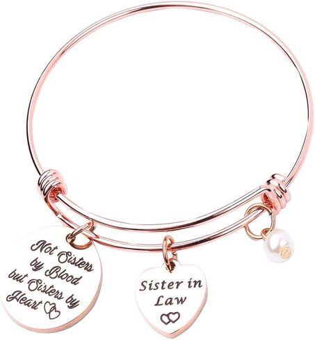 Sister in Law Bracelet Sister of The Groom Gift When I Married Your Brother I Gained A Sister Wedding Jewelry in Kuwait