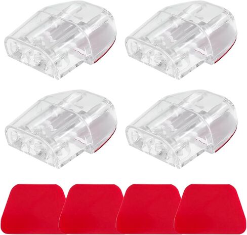 4 PCS Deer Whistles for Car, Deer Whistles Animal Warning Device to Avoid Collisions, Animal Alert Deer Repellent Devices for Cars Trucks Motorcycles, Car Accessories (Transparent) in Kuwait