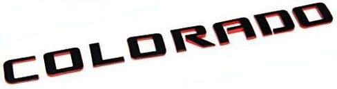 Yoaoo 3pcs OEM Redline Colorado Emblems Letter Badge Compatible with for Colorado Glossy 2007-2019 (Red Line) in Saudi Arabia