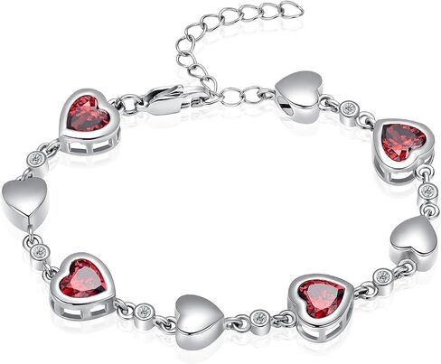 Heart Shape Urn Bracelet for Ashes Birthstone Heart Bracelet Cremation Jewelry Urn Bracelet for Ashes Keepsake in Kuwait
