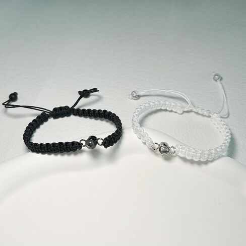 Love Bracelet for Couples His and Hers Projection Relationship Bracelets I Love You Gifts for Him in Kuwait