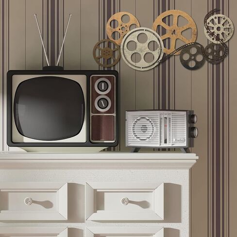 Moxweyeni Metal Movie Reel Wall Art Abstract Artique Movie Decore Decorative Wall Wall Art Film Reel for Home Studio Decor (Colorful) in Kuwait