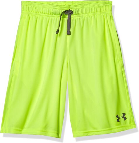 Under Armour Boys' UA Velocity Shorts (as1, Alpha, l, Regular, Pitch Gray/Black - 013, Large) in Kuwait