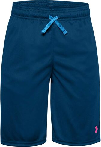 Under Armour Boys' UA Velocity Shorts (as1, Alpha, l, Regular, Pitch Gray/Black - 013, Large) in Kuwait