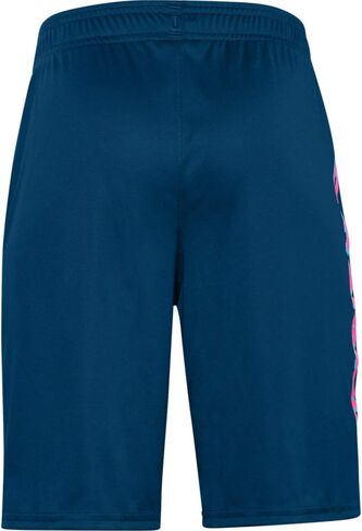 Under Armour Boys' UA Velocity Shorts (as1, Alpha, l, Regular, Pitch Gray/Black - 013, Large) in Kuwait