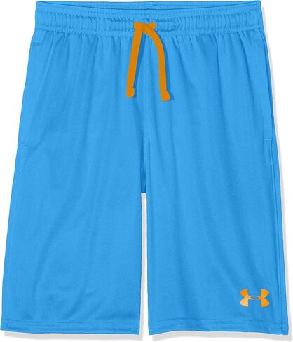 Under Armour Boys' UA Velocity Shorts (as1, Alpha, l, Regular, Pitch Gray/Black - 013, Large) in Kuwait