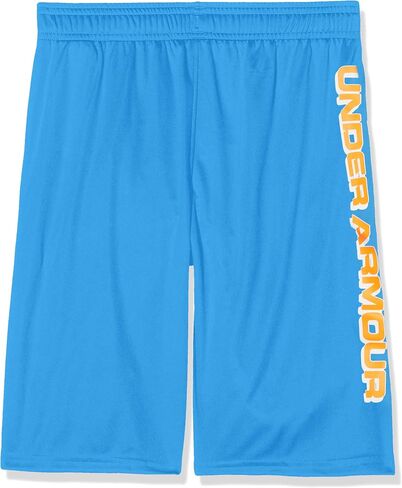 Under Armour Boys' UA Velocity Shorts (as1, Alpha, l, Regular, Pitch Gray/Black - 013, Large) in Kuwait