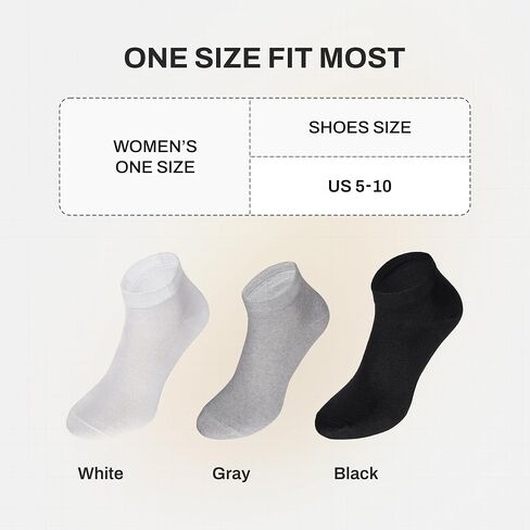 Socks Women Ankle 6 Pairs Cotton Quarter Premium Trendy Comfort Breathable Socks Made in Korea Size 5-9 in Saudi Arabia