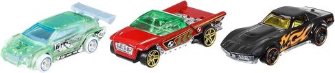 Hot Wheels 3 Car Pack, Multipack of 3 Hot Wheels Vehicles, Instant Starter Set, Collection of 1:64 Scale Toy Sports Cars, Rolling Wheels, For Kids 3 Years & Up in Saudi Arabia