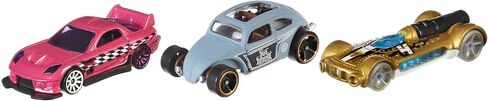 Hot Wheels 3 Car Pack, Multipack of 3 Hot Wheels Vehicles, Instant Starter Set, Collection of 1:64 Scale Toy Sports Cars, Rolling Wheels, For Kids 3 Years & Up in Saudi Arabia