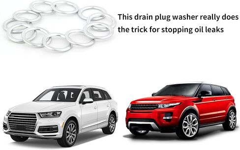 24pcsM14 Drain Plug Gaskets Crush Washer Drain Plug - Replacement for Audi/Volkswagen Crush Washer OEM N0138157 in Saudi Arabia