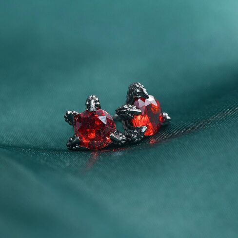 Hopply S925 Sterlings Silver Dragon Claw Stud Earrings,Hypoallergenic Cubic Zirconia Screw Back Mens Earrings Jewelry for Women in Kuwait