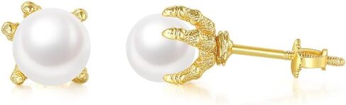 Hopply S925 Sterlings Silver Dragon Claw Stud Earrings,Hypoallergenic Cubic Zirconia Screw Back Mens Earrings Jewelry for Women in Kuwait