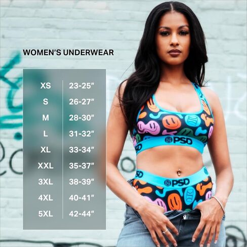 PSD Womens Moody Pop Boy Shorts Underwear for Women - Mixed Print Pack of Boyshort Underwear - 3 Pack Cotton Boyshort Underwear for Women, Women's Boy Shorts for Women Cotton in Kuwait