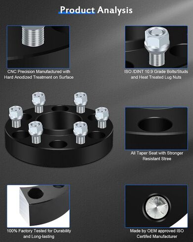 ECCPP 2PCS 2 inch 6x5.5 to 6x5.5 Hubcentric Wheel Spacers 6x139.7mm to 6x139.7mm 78.1 hub 14x1.5 Fits for 1999-2019 for Chevrolet for Silverado 1500 2001-2013 for Chevrolet for Suburban 1500 in Saudi Arabia