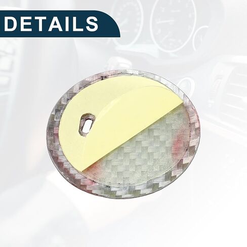 Engine Start Stop Button Cover for Mazda 3 Durable | Ignition Starter Switch Sticker Red 1 Pcs in Kuwait