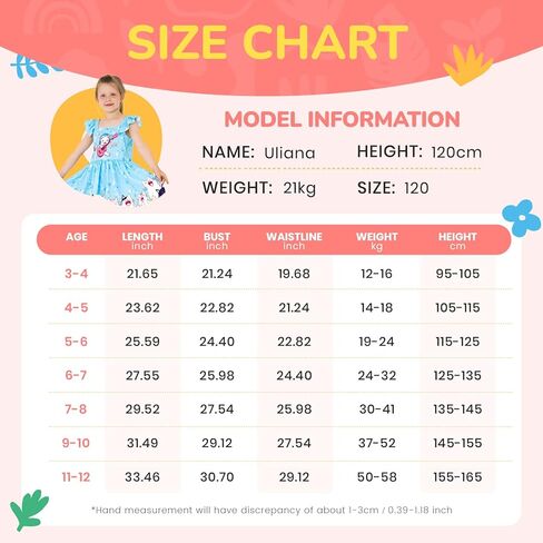 Lqsz Girls Dress Druffled Sleeves Easter Cartoon Princess Summer School Dresses Dresses For Toddler Kids 2-12 Years in Kuwait