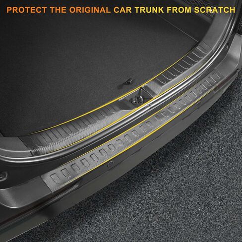 TTX LIGHTING Rear Bumper Protector Compatible with Toyota RAV4 2019-2025: TPE Trunk Sill Cover Protector Replacement for Toyota RAV4 Accessories, Balck (8PCS Door Sill +3PCS Trunk Sill) in Saudi Arabia