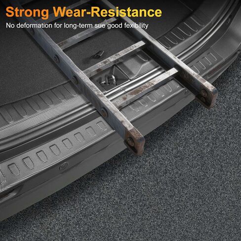 TTX LIGHTING Rear Bumper Protector Compatible with Toyota RAV4 2019-2025: TPE Trunk Sill Cover Protector Replacement for Toyota RAV4 Accessories, Balck (8PCS Door Sill +3PCS Trunk Sill) in Saudi Arabia
