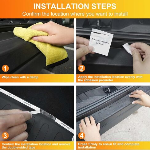 TTX LIGHTING Rear Bumper Protector Compatible with Toyota RAV4 2019-2025: TPE Trunk Sill Cover Protector Replacement for Toyota RAV4 Accessories, Balck (8PCS Door Sill +3PCS Trunk Sill) in Saudi Arabia