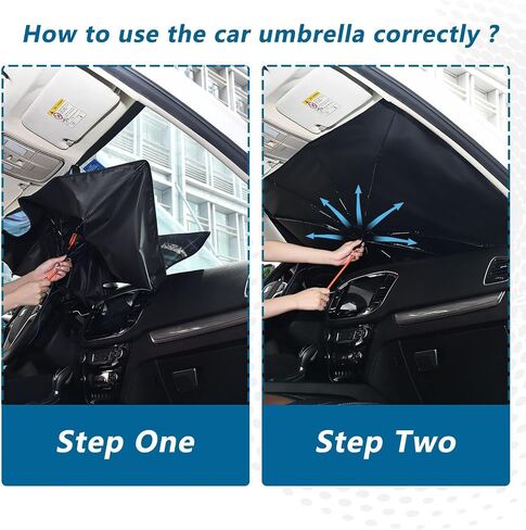 Boccsty Abstract Alcohol Glitter Ink Car Windshield Sun Shade Umbrella Blue Turquoise Marble Foldable Car Front Window Sunshade Umbrella UV & Heat Full Cover Car Front Windshield for Most Vehicle in Kuwait