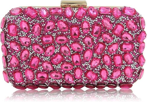 Milisente Clutch Purses For Women Crystal Clutches Evening Bags Gemstone Clutch Purse For Wedding Formal in Saudi Arabia