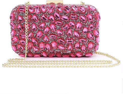 Milisente Clutch Purses For Women Crystal Clutches Evening Bags Gemstone Clutch Purse For Wedding Formal in Saudi Arabia