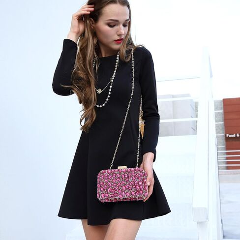 Milisente Clutch Purses For Women Crystal Clutches Evening Bags Gemstone Clutch Purse For Wedding Formal in Saudi Arabia