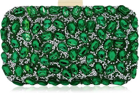 Milisente Clutch Purses For Women Crystal Clutches Evening Bags Gemstone Clutch Purse For Wedding Formal in Saudi Arabia