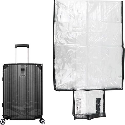1PCS Pvc Clear Luggage Cover Suitcase Transparent Protector Clear Luggage Cover Protectors for 26 Inch Suitcase in Saudi Arabia