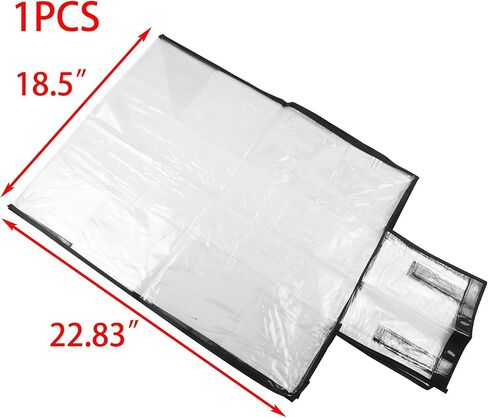 1PCS Pvc Clear Luggage Cover Suitcase Transparent Protector Clear Luggage Cover Protectors for 26 Inch Suitcase in Saudi Arabia