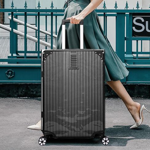 1PCS Pvc Clear Luggage Cover Suitcase Transparent Protector Clear Luggage Cover Protectors for 26 Inch Suitcase in Saudi Arabia