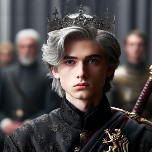King Crown for Men Crowns Tiara for Birthday Party Costume in Saudi Arabia