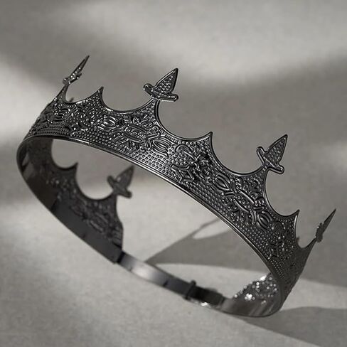 King Crown for Men Crowns Tiara for Birthday Party Costume in Saudi Arabia