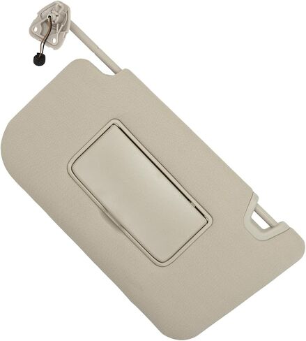 Driver Side Sun Visor Compatible with Nissan Rogue X-Trail 2014-2020 Sun Shade with Light Replacement 96401-4BA1D Color: Beige in Kuwait