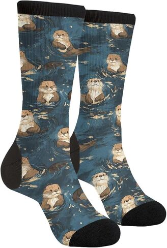 Funny Novelty Socks Casual Athletic Crazy Cute Crew Socks For Women Men in Saudi Arabia