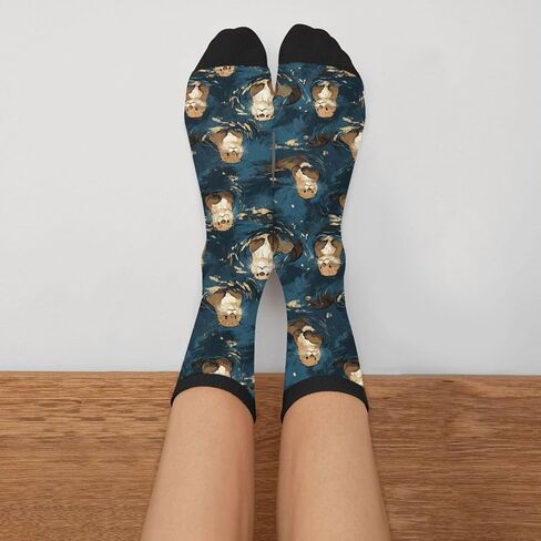 Funny Novelty Socks Casual Athletic Crazy Cute Crew Socks For Women Men in Saudi Arabia