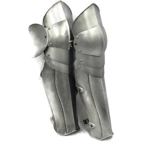 Medieval Articulated Leg Armor Leg Greaves Set - LARP SCA Cosplay Renaissance Halloween Armor Costume Movie Costume