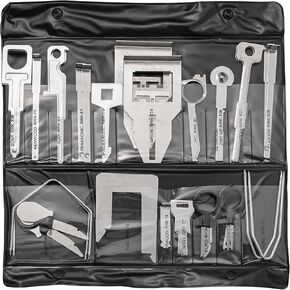 Radio Removal Tool Kit Universal Stereo CD Changer Disassembly Player Removal Key Kit Car Radio Release Keys Set for Most Car Audi VW Ford Truck 38PCs