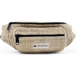 Fanny Pack for Men & Women | Running Waist Bag | Eco-Friendly Crossbody Bag | Vegan Hemp Travel Waist Pack | Unisex Hemp Bag | 100% Hemp