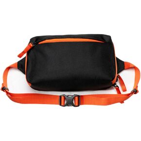 Men's and women's children's packs parent-child bags. Fashion color diagonal waist pack, suitable for exercise, running, hiking, fitness, a variety of back waterproof bag (dark green orange)