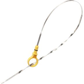 Engine Oil Dipstick Oil Level Dip Stick Double Hole Indicator for Ford for Mustang 4.6L V8 Engines 1999-2004 Plastic Metal Yellow Silver Tone