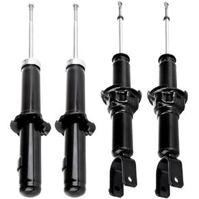 Shocks for Honda,ECCPP Front Rear Shocks Absorbers Fits 1996 1997 1998 1999 2000 for Honda Civic 341203 341198 Auto Shocks Gas Struts Sets Amortiguadores (4 pcs)